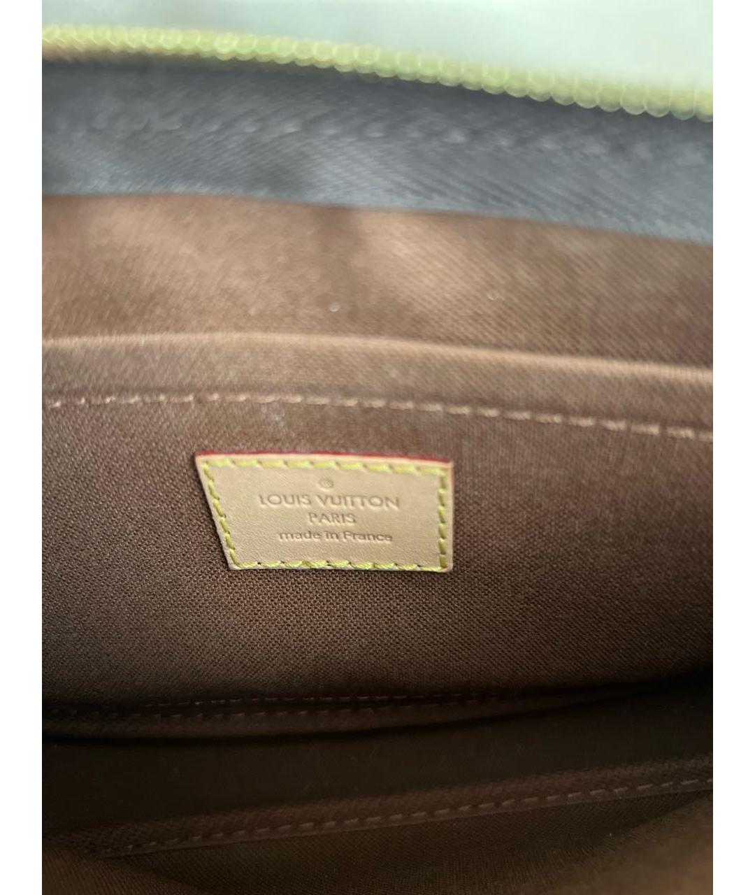 LOUIS VUITTON Коричневая сумка через плечо, фото 6