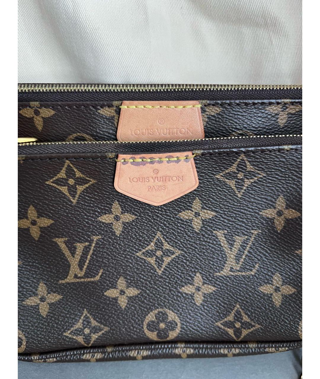 LOUIS VUITTON Коричневая сумка через плечо, фото 3