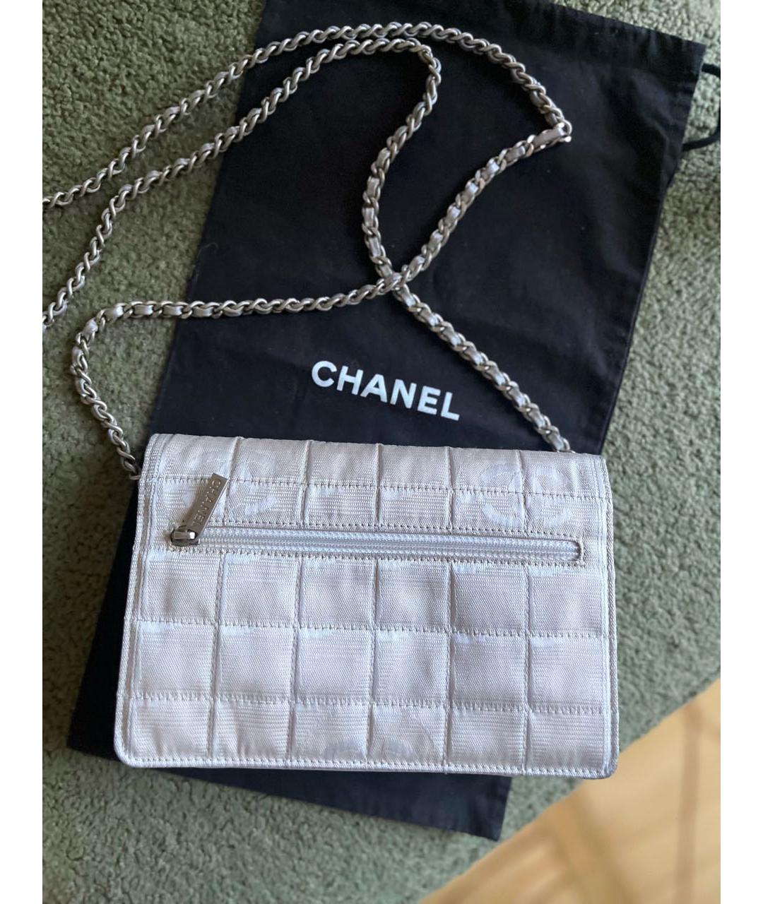 CHANEL Бежевая сумка через плечо, фото 4