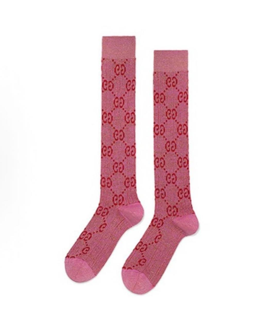 GUCCI Розовые носки, чулки и колготы, фото 1