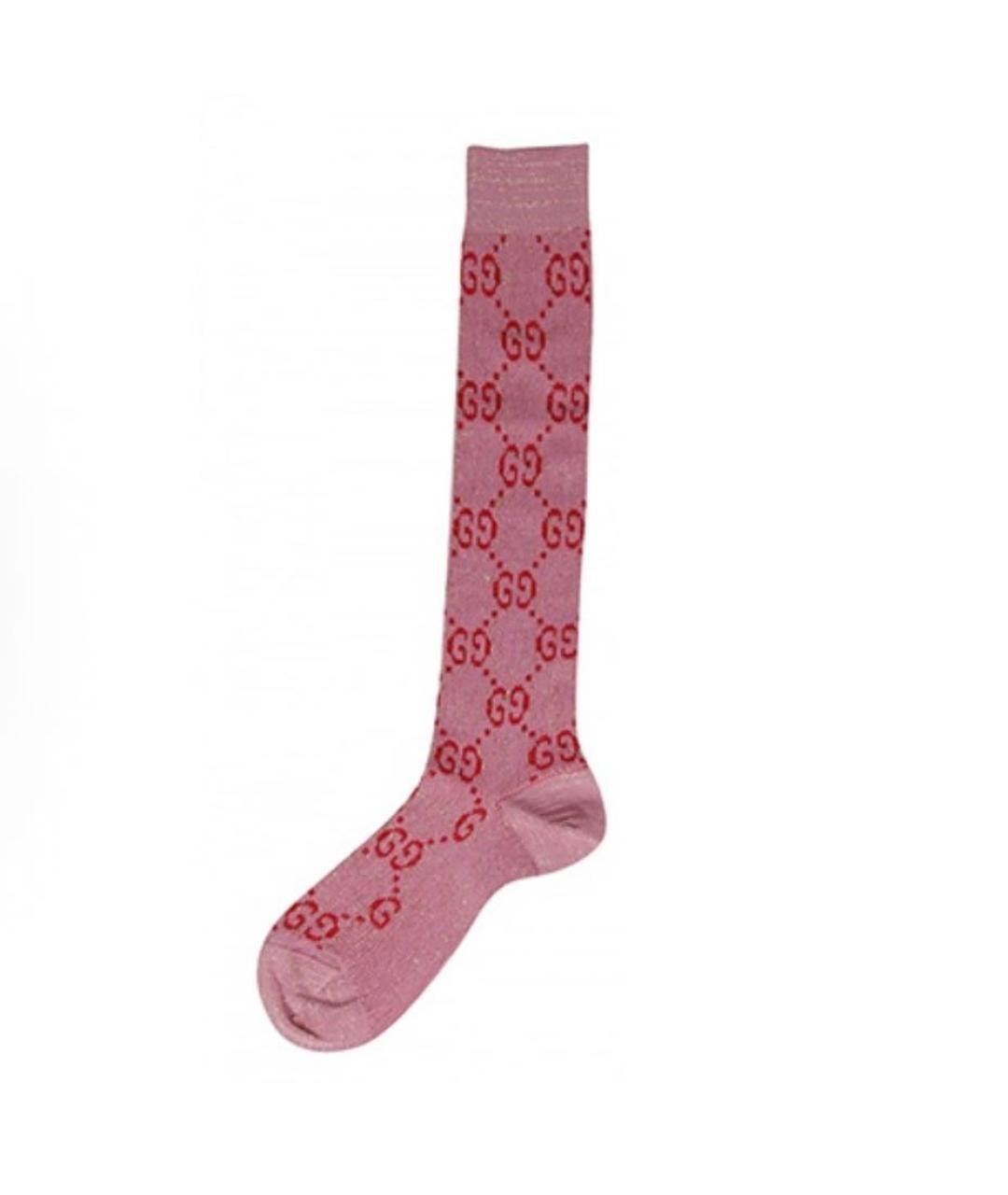 GUCCI Розовые носки, чулки и колготы, фото 2