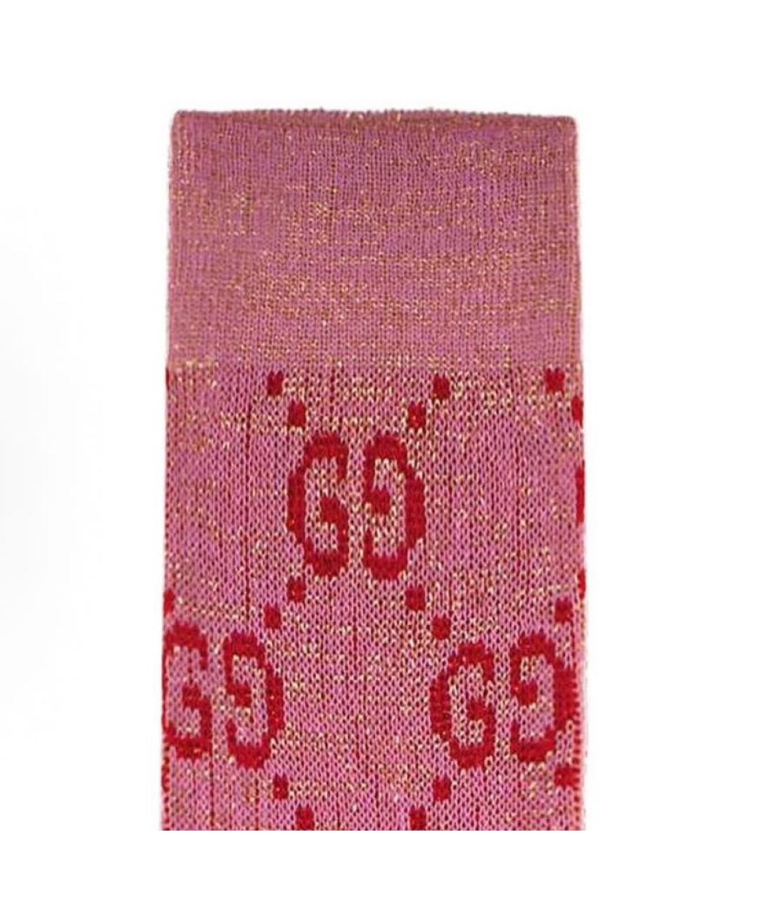 GUCCI Розовые носки, чулки и колготы, фото 3