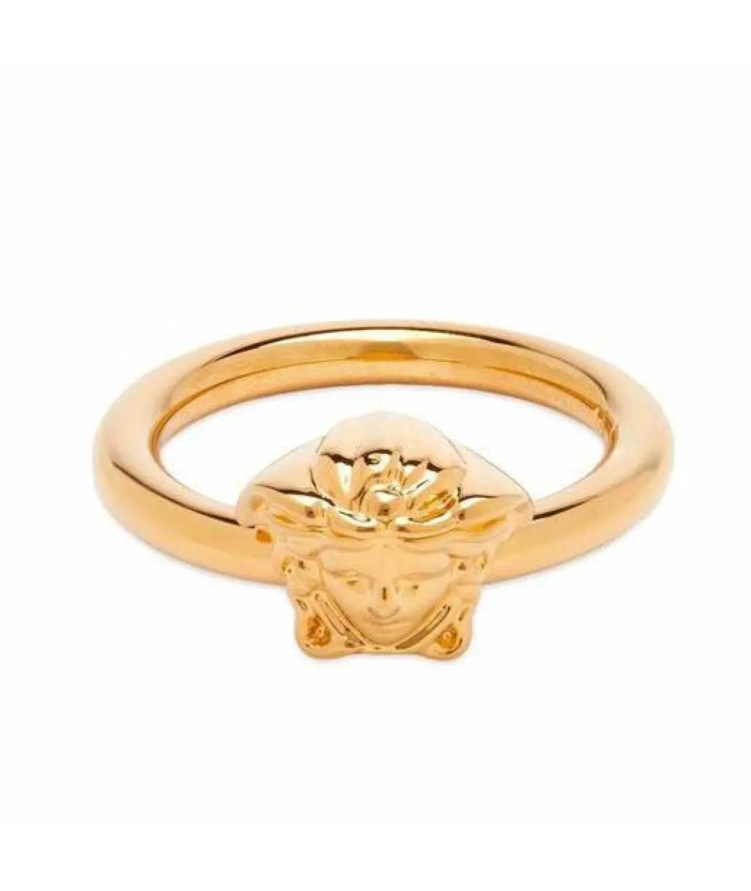 VERSACE Золотое металлическое кольцо, фото 1