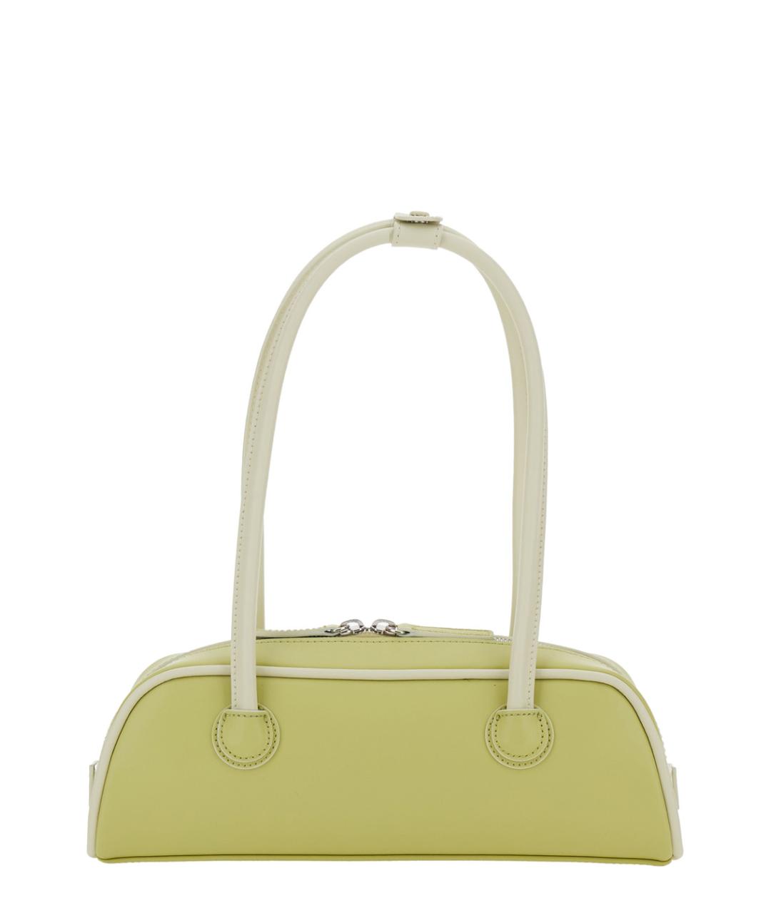 MARGESHERWOOD Зеленая кожаная сумка через плечо, фото 2