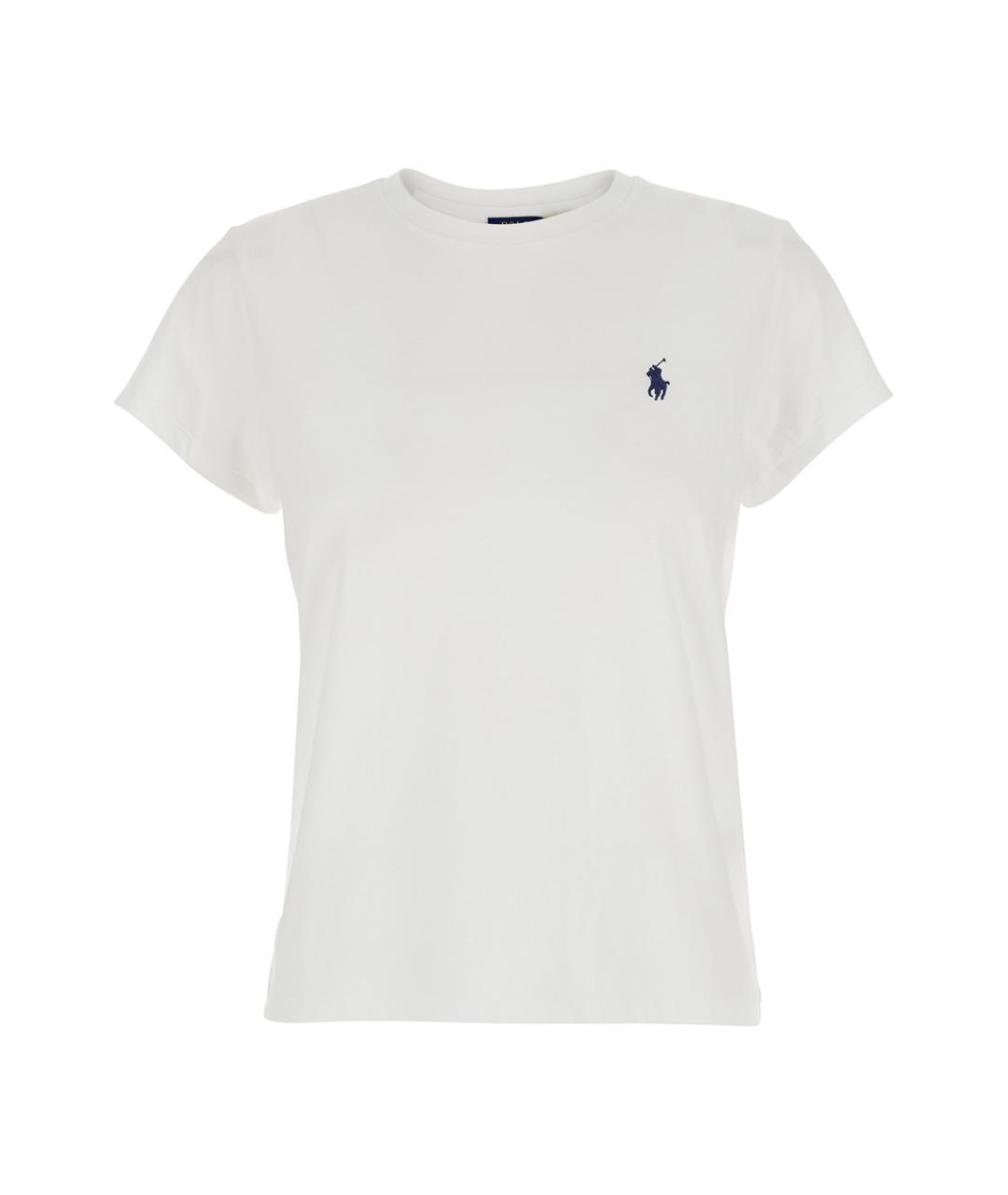 POLO RALPH LAUREN Белая хлопковая футболка, фото 1