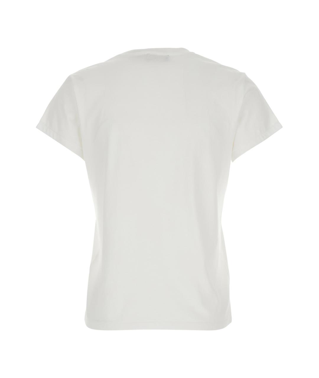 POLO RALPH LAUREN Белая хлопковая футболка, фото 2