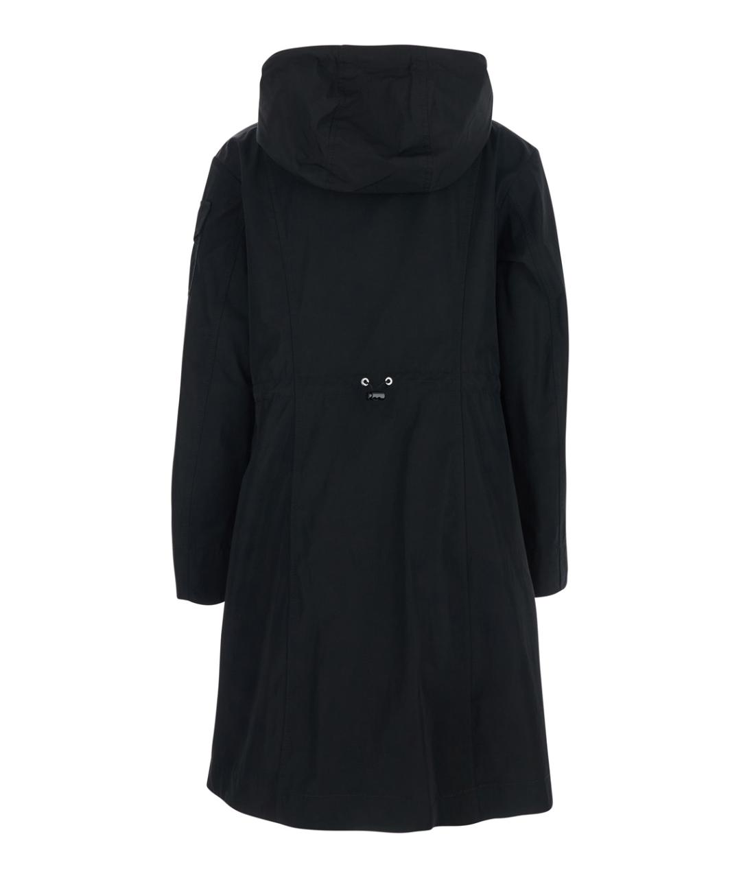 MONCLER Черная полиэстеровая куртка, фото 2