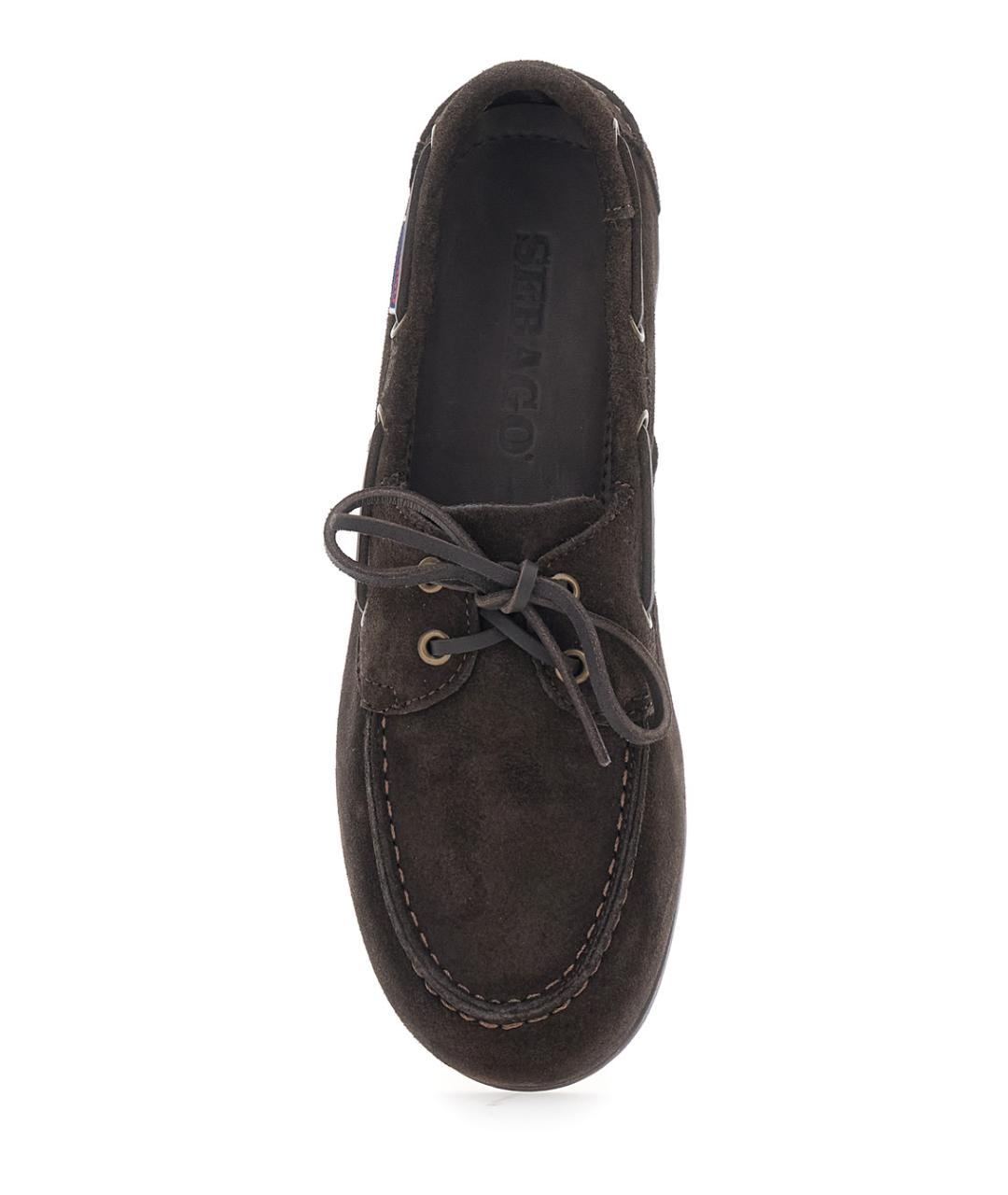 SEBAGO Коричневые кожаные лоферы, фото 4