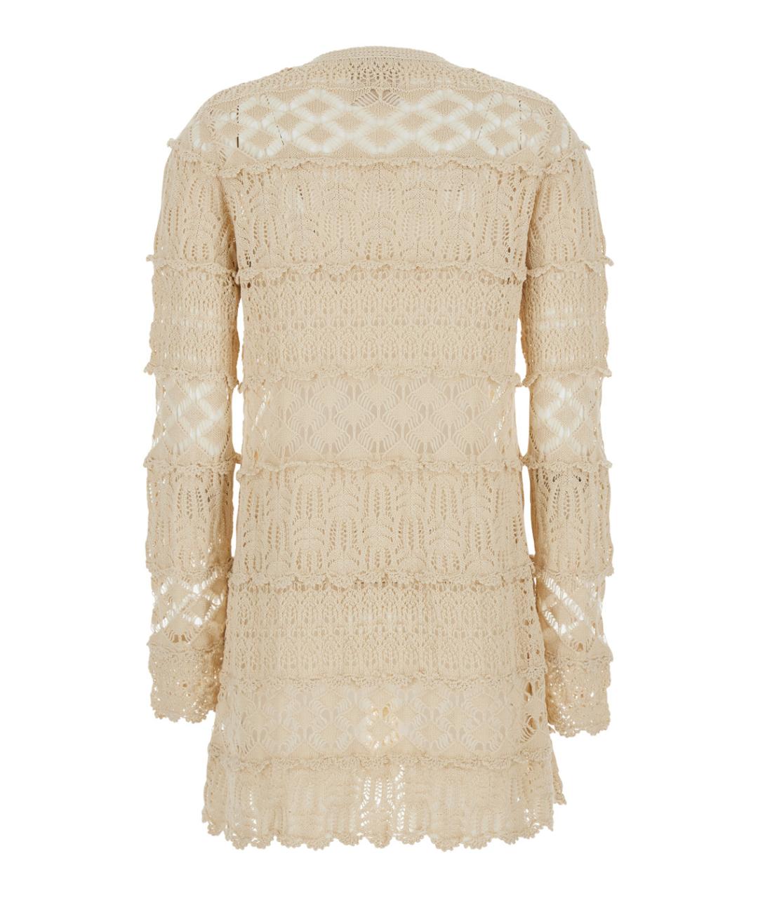 SEMICOUTURE Белое хлопковое повседневное платье, фото 2