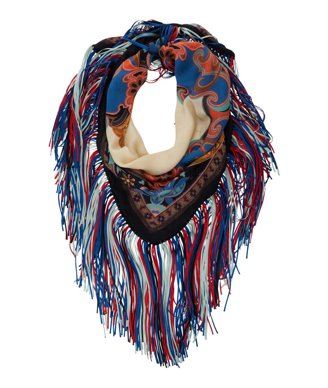 ETRO Мульти шелковый шарф, фото 2