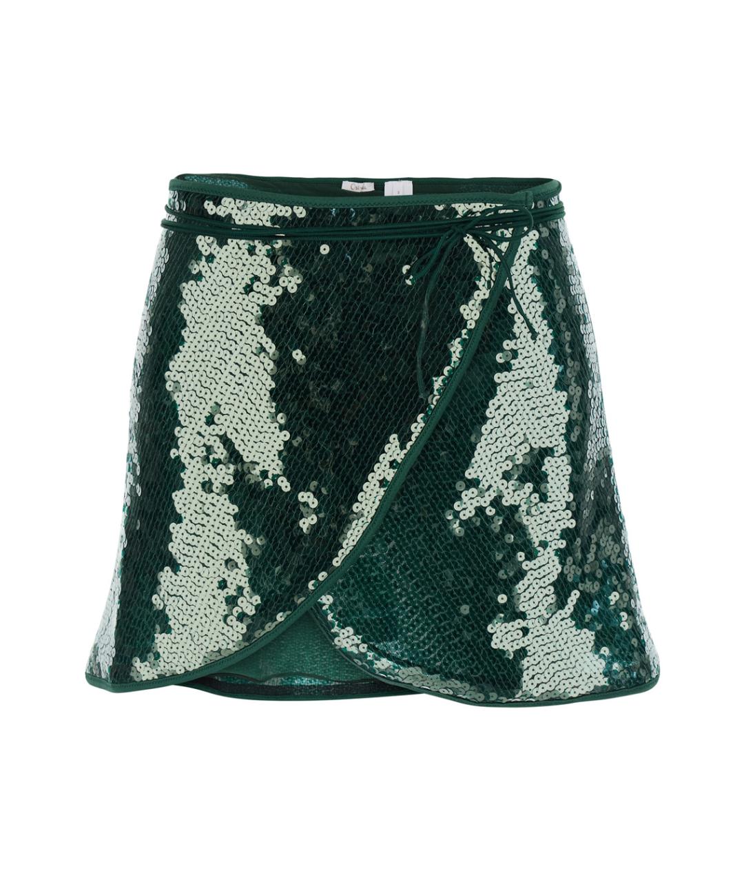 OSEREE Зеленая юбка мини, фото 1