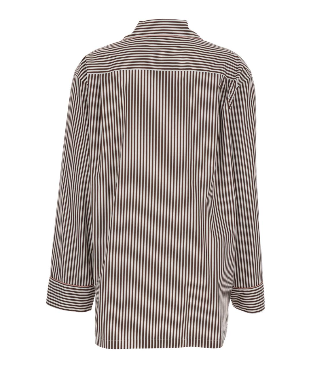 DOLCE&GABBANA Коричневая хлопковая рубашка, фото 2