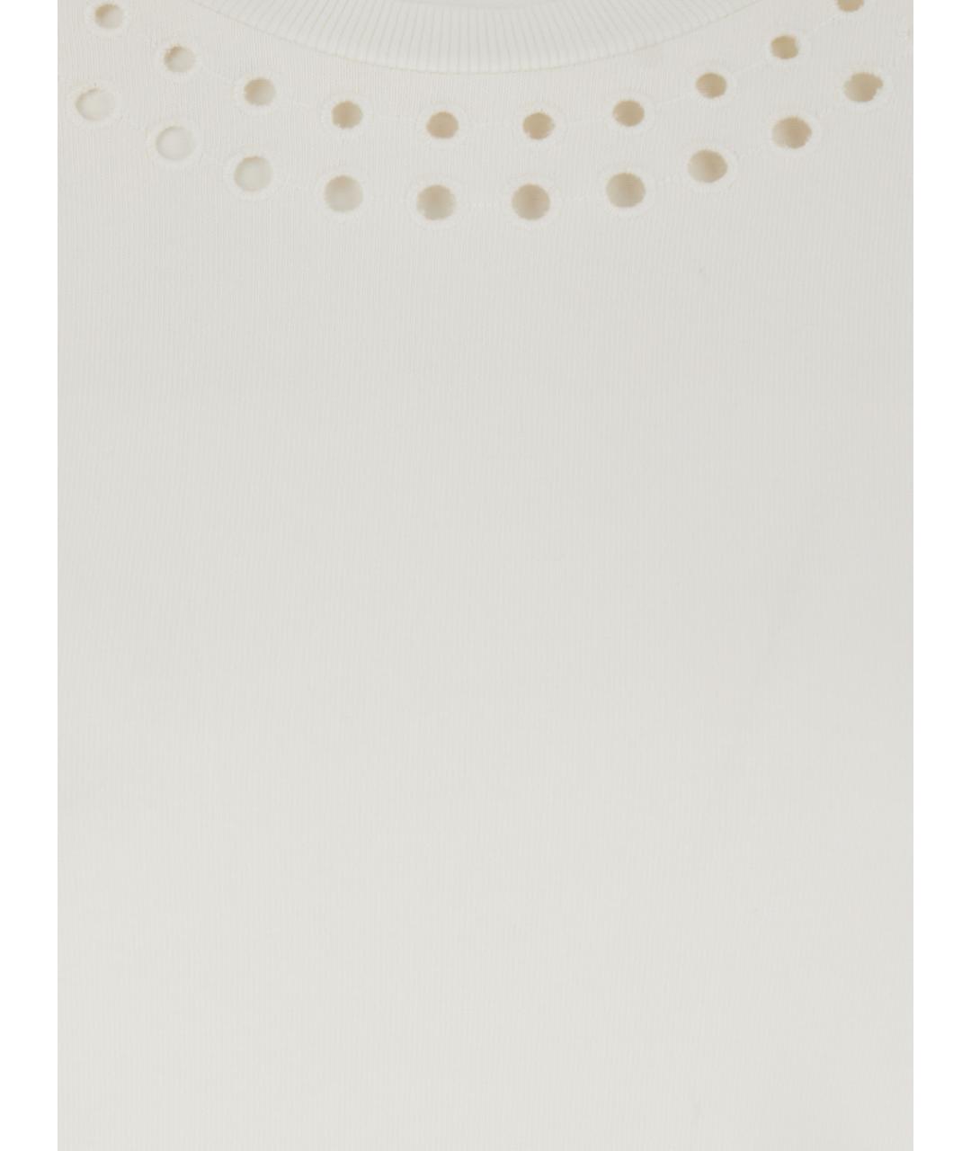 ISABEL MARANT Бежевая хлопковая футболка, фото 3