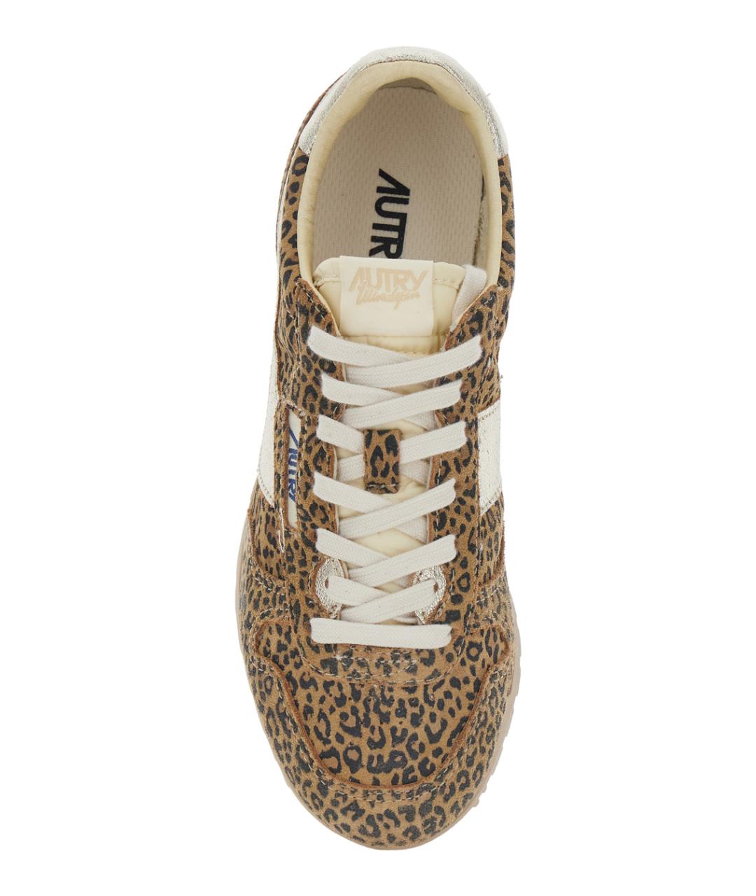 AUTRY Коричневые кроссовки, фото 4