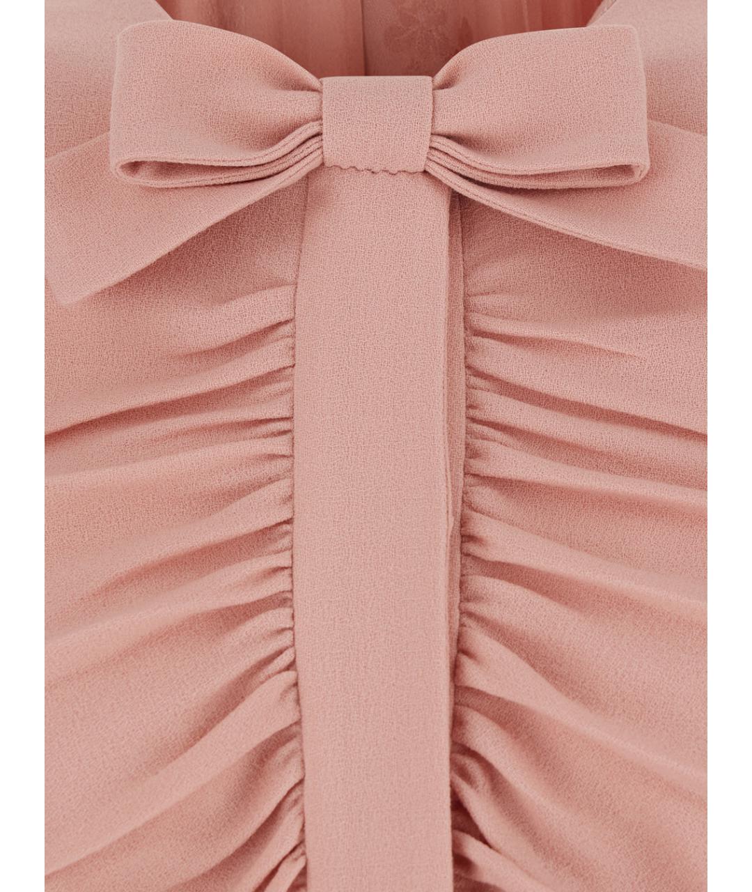 VALENTINO Розовый шерстяной жакет/пиджак, фото 3