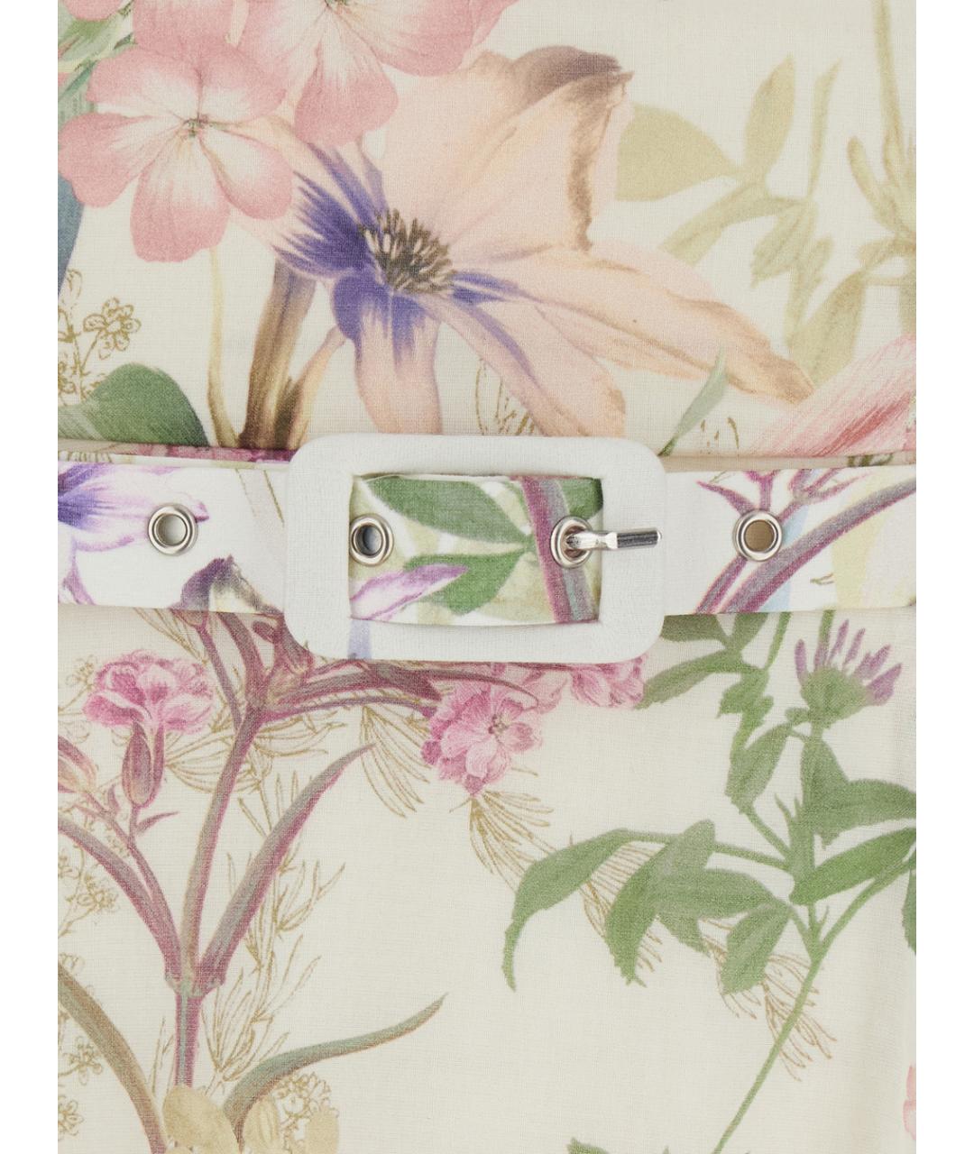 CHARO RUIZ Мульти хлопковое повседневное платье, фото 3