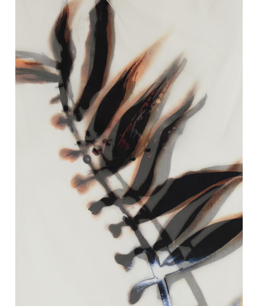 SPORTMAX Белая полиамидовая майка, фото 3