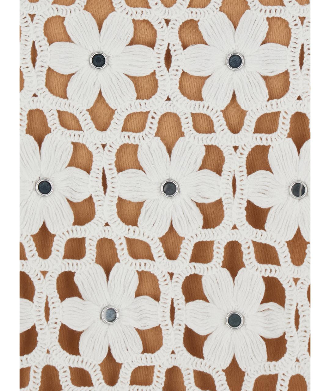 MICHAEL MICHAEL KORS Белое полиэстеровое повседневное платье, фото 3