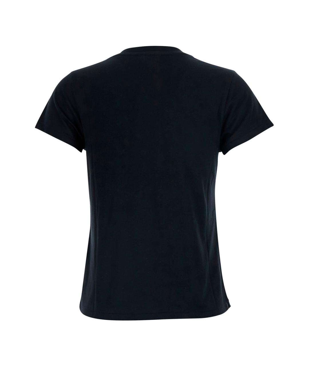 POLO RALPH LAUREN Черная хлопковая футболка, фото 2