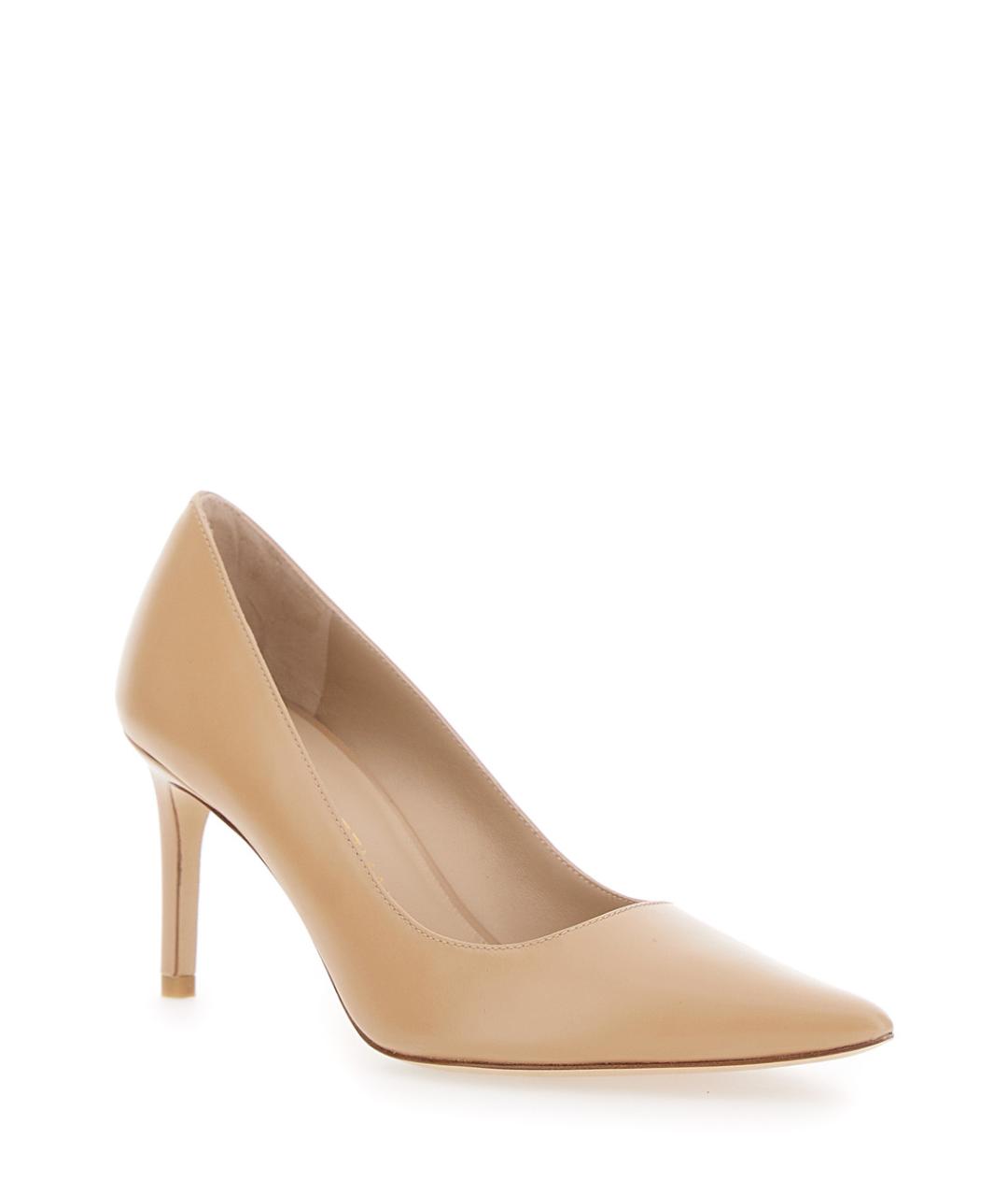 STUART WEITZMAN Розовые кожаные туфли, фото 2