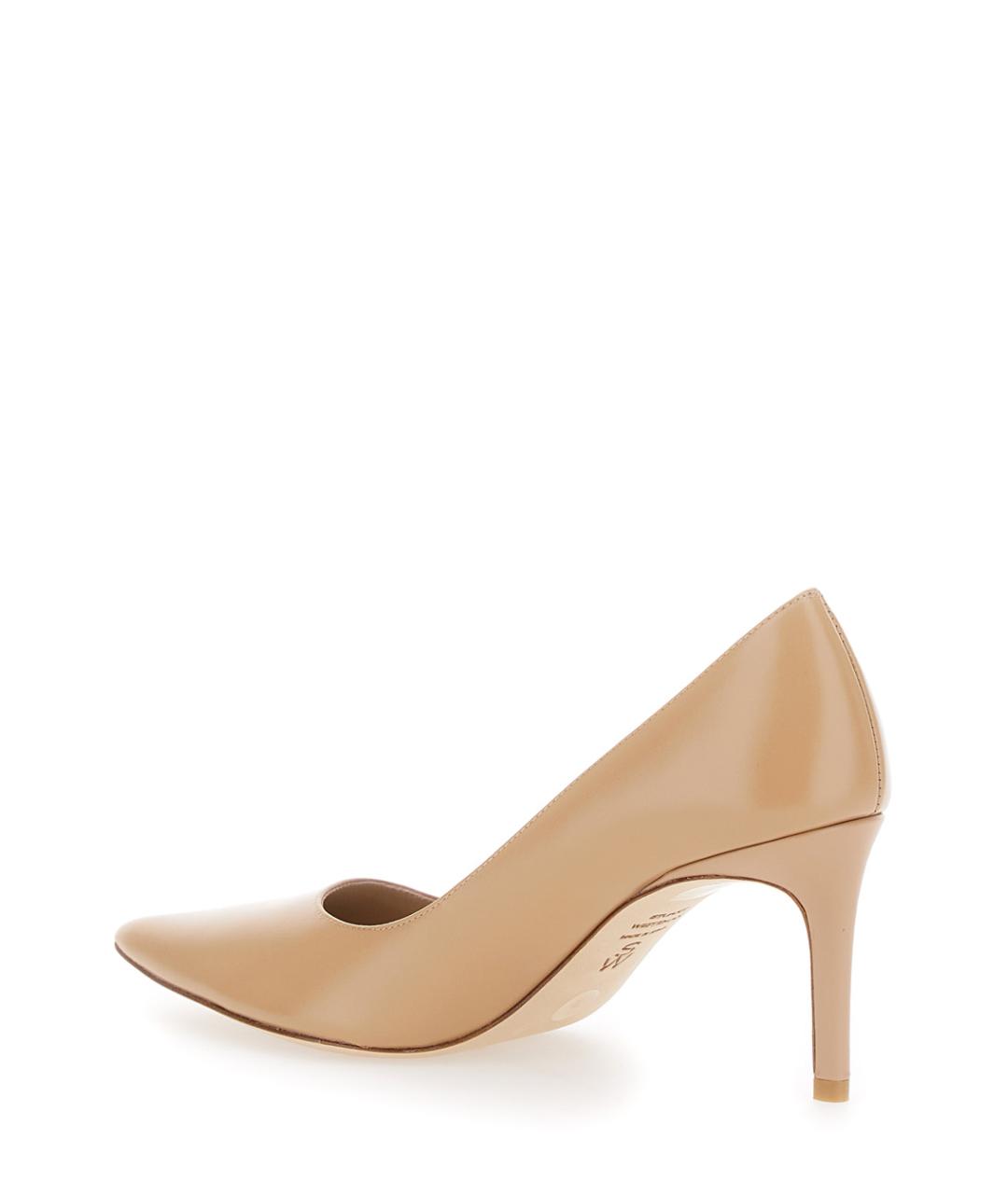 STUART WEITZMAN Розовые кожаные туфли, фото 3