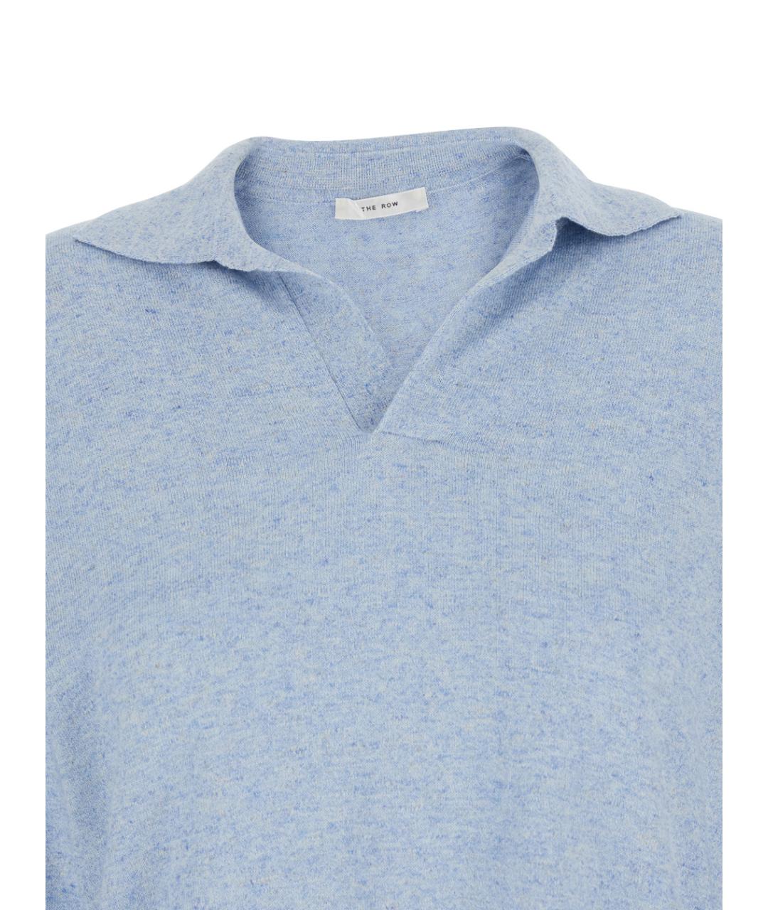 THE ROW Голубой хлопковый джемпер / свитер, фото 3