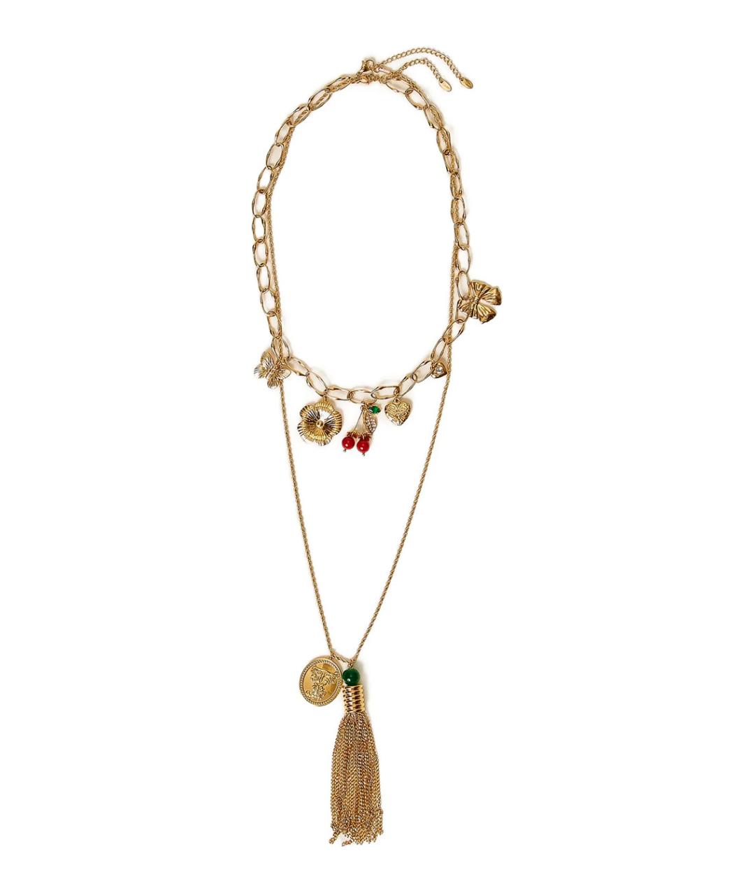 TWIN-SET Золотая металлическая цепочка, фото 1