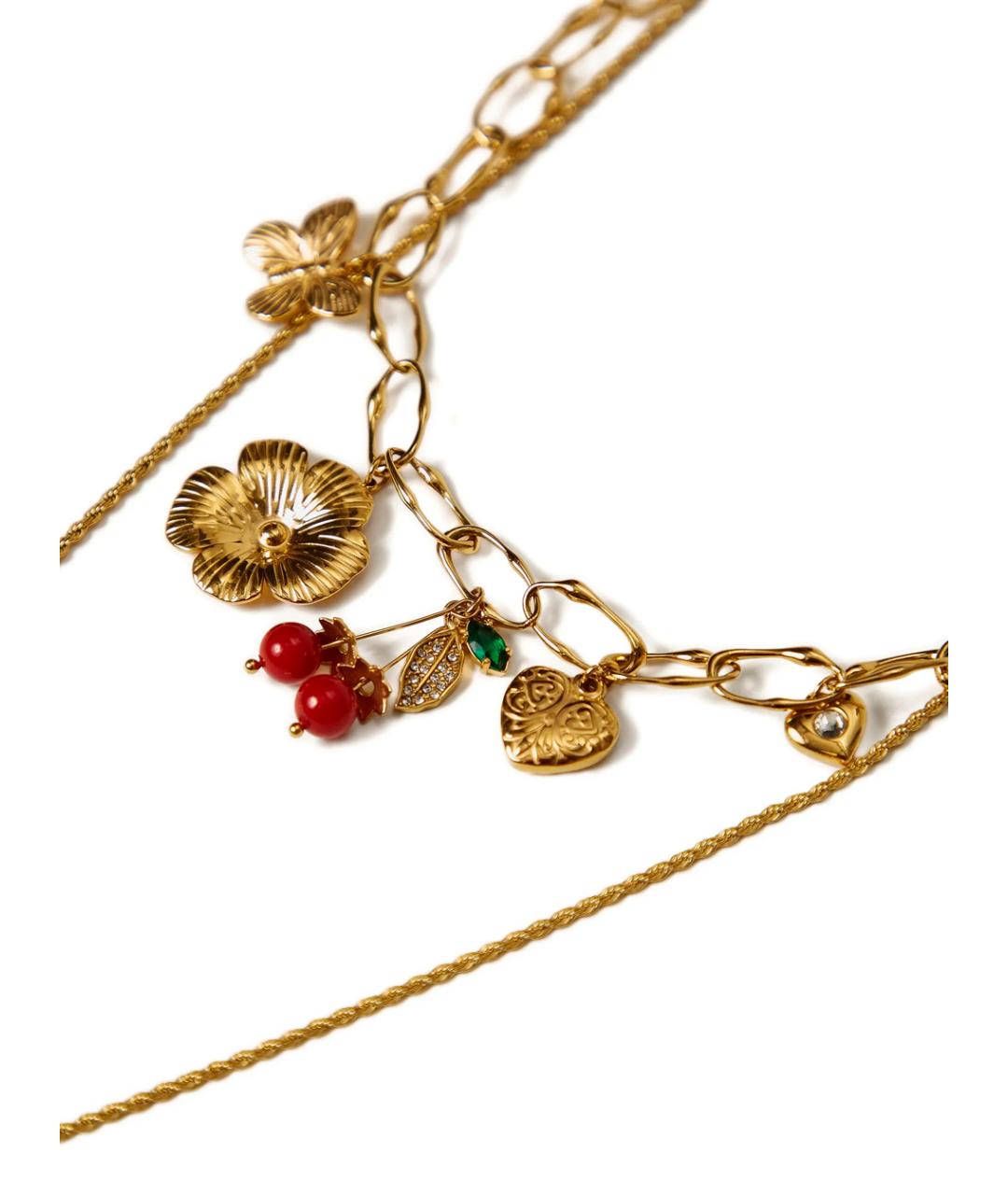 TWIN-SET Золотая металлическая цепочка, фото 2