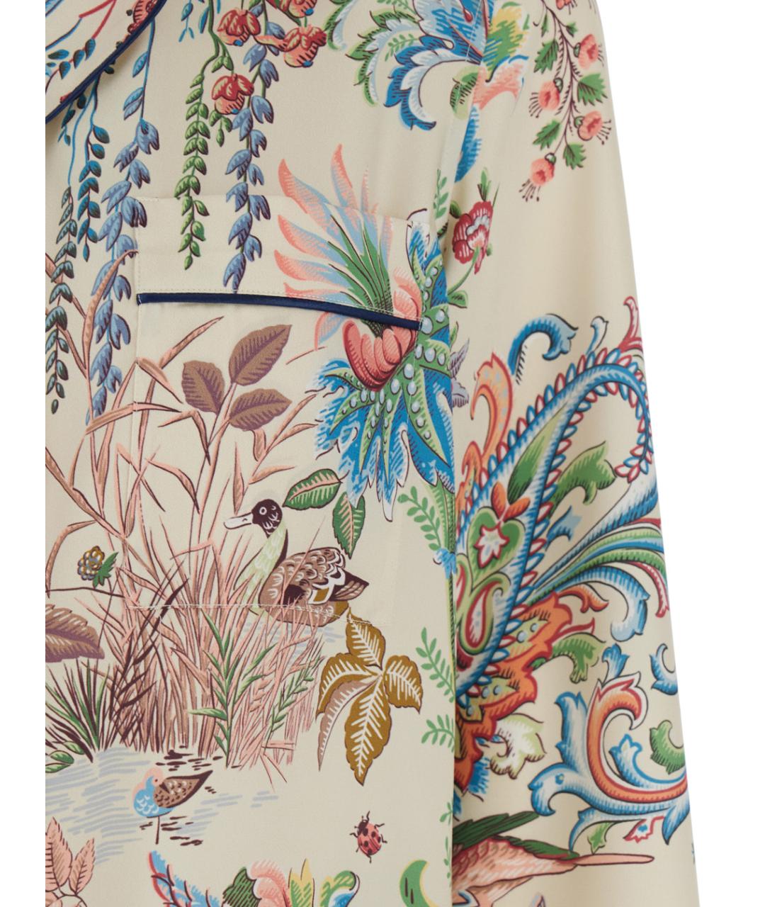 ETRO Мульти полиэстеровая рубашка, фото 3