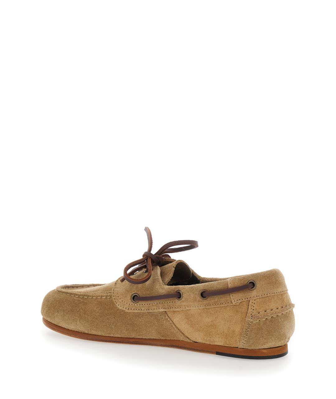 SEBAGO Бежевые кожаные лоферы, фото 3