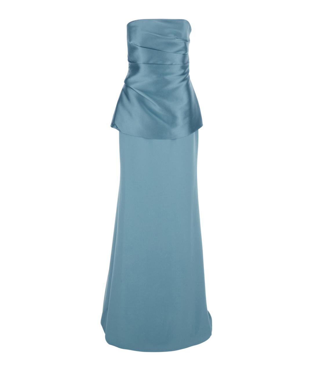 SOLACE LONDON Голубое полиэстеровое вечернее платье, фото 1