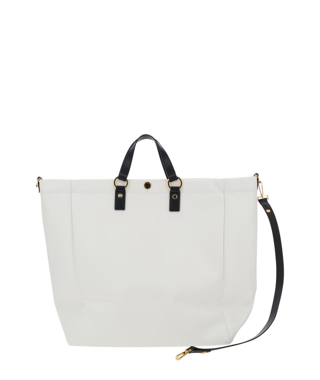 ELISABETTA FRANCHI Белая сумка тоут, фото 2
