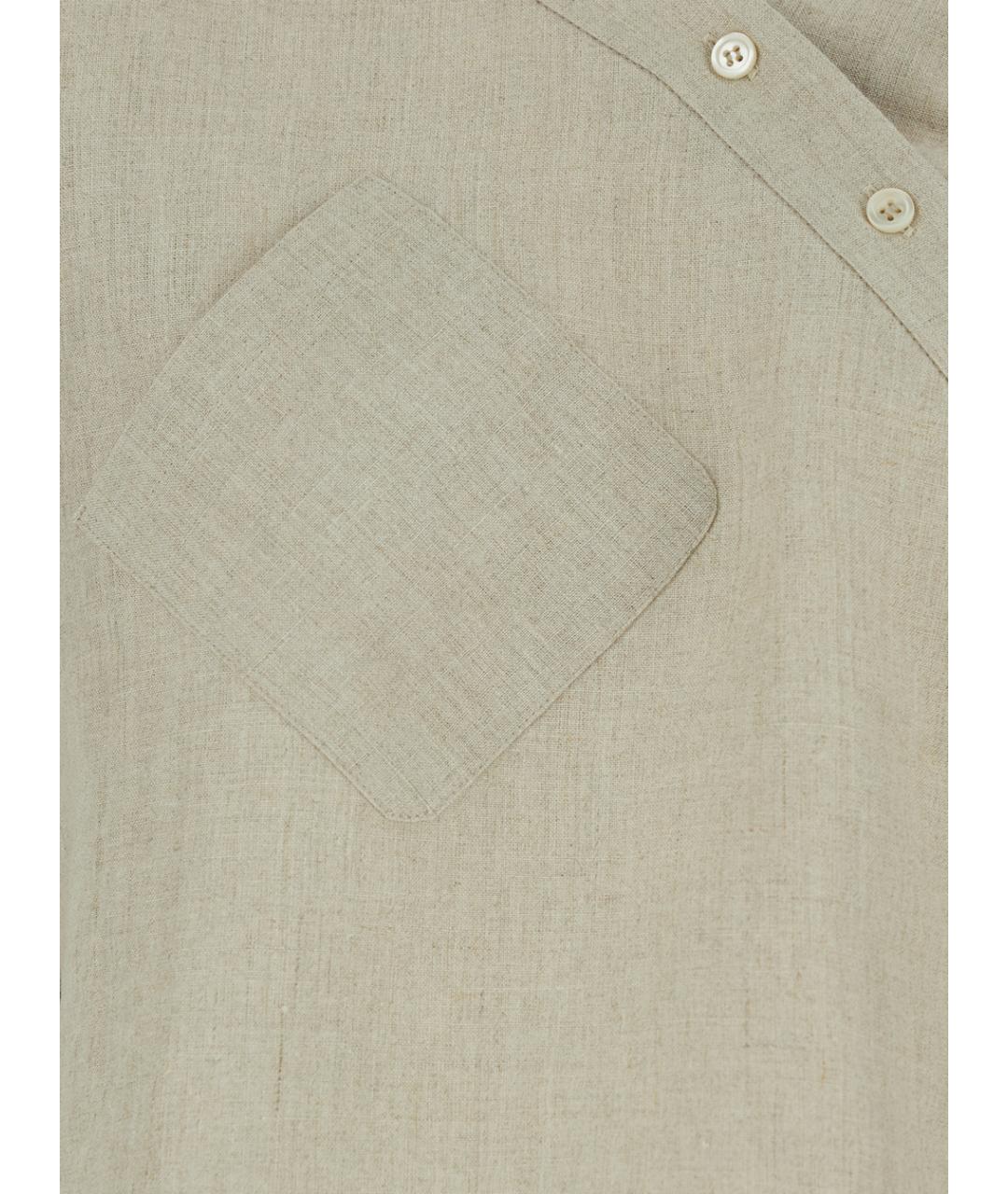 COPERNI Бежевая льняная рубашка, фото 3