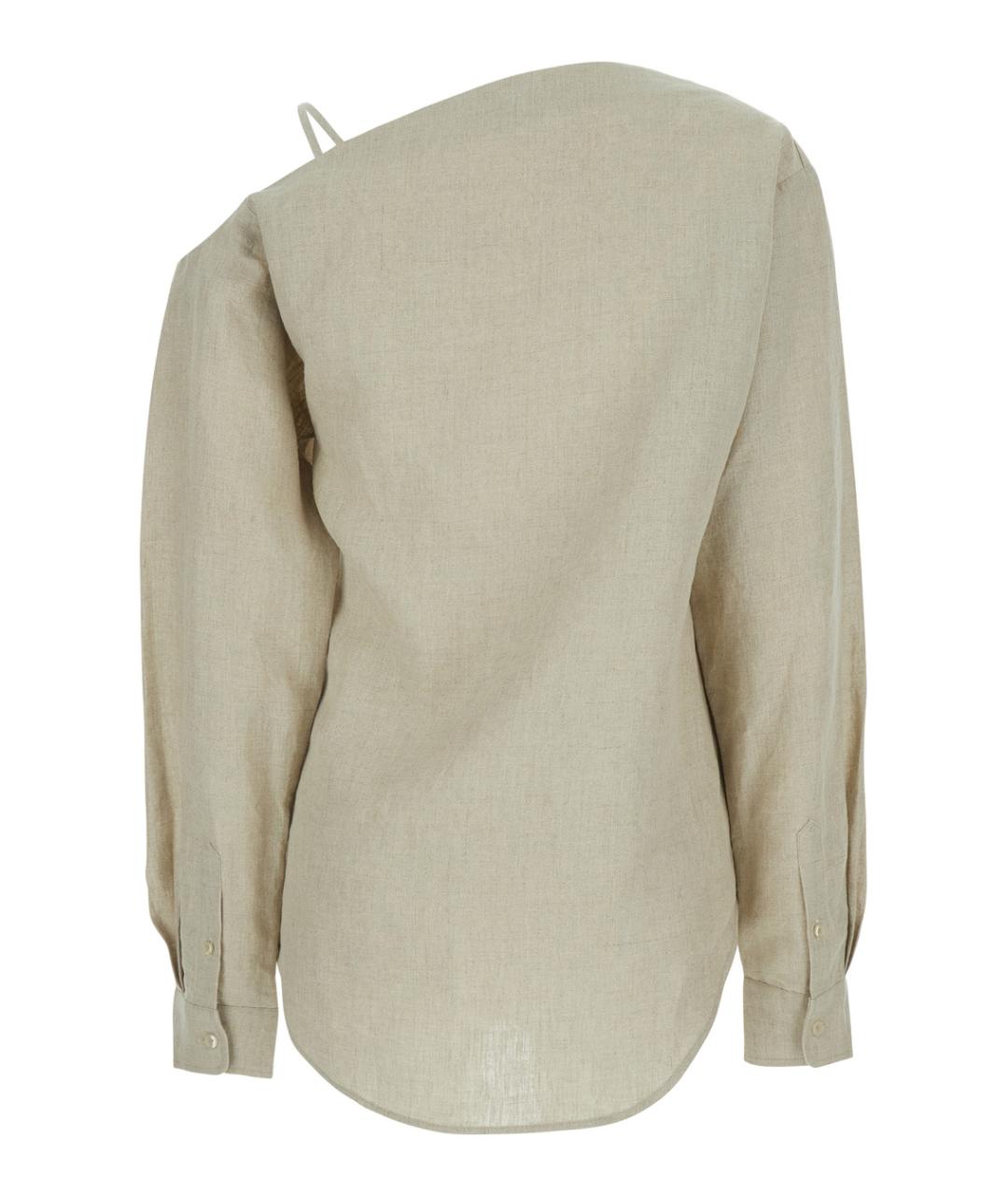 COPERNI Бежевая льняная рубашка, фото 2