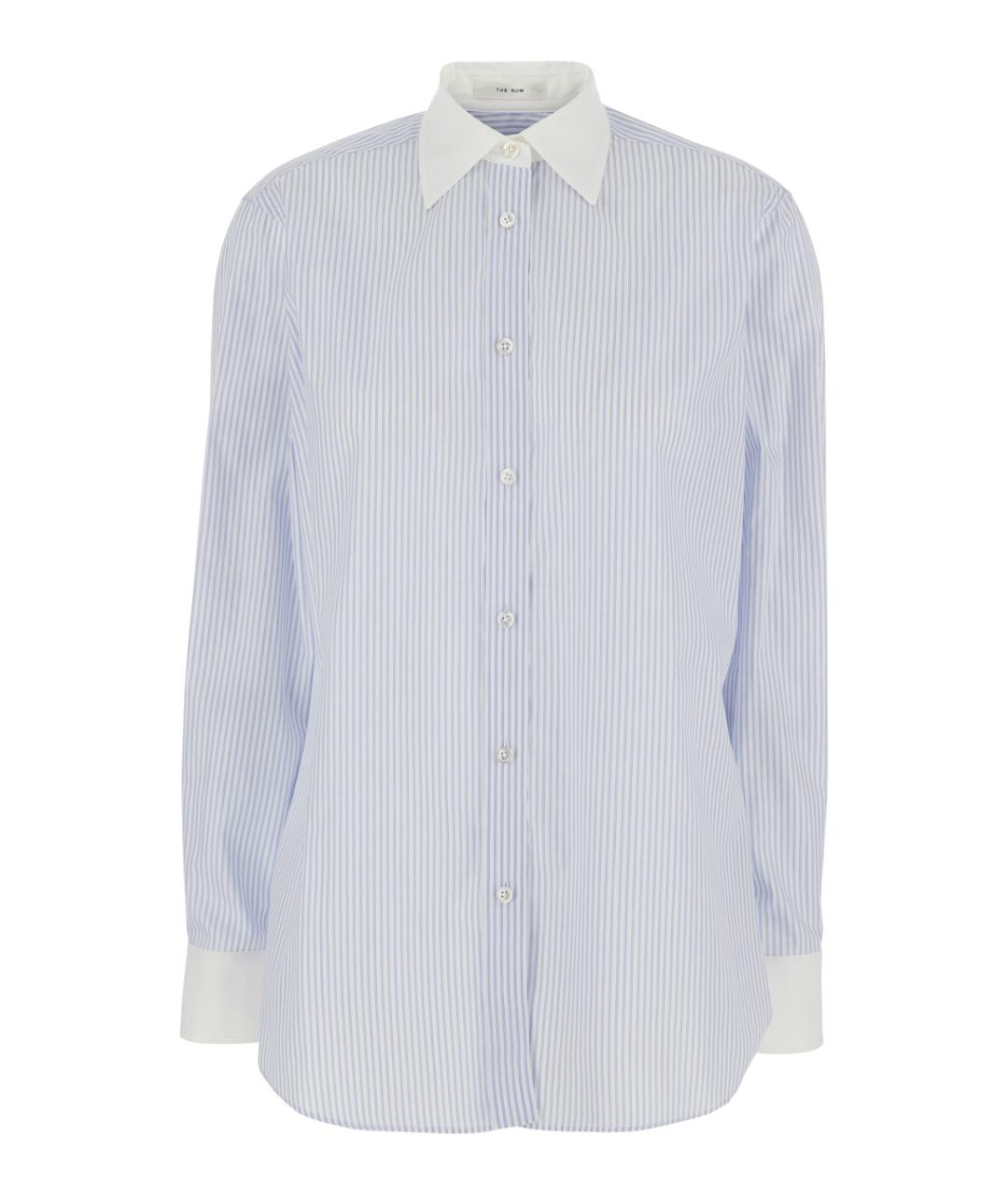 THE ROW Голубая хлопковая рубашка, фото 1