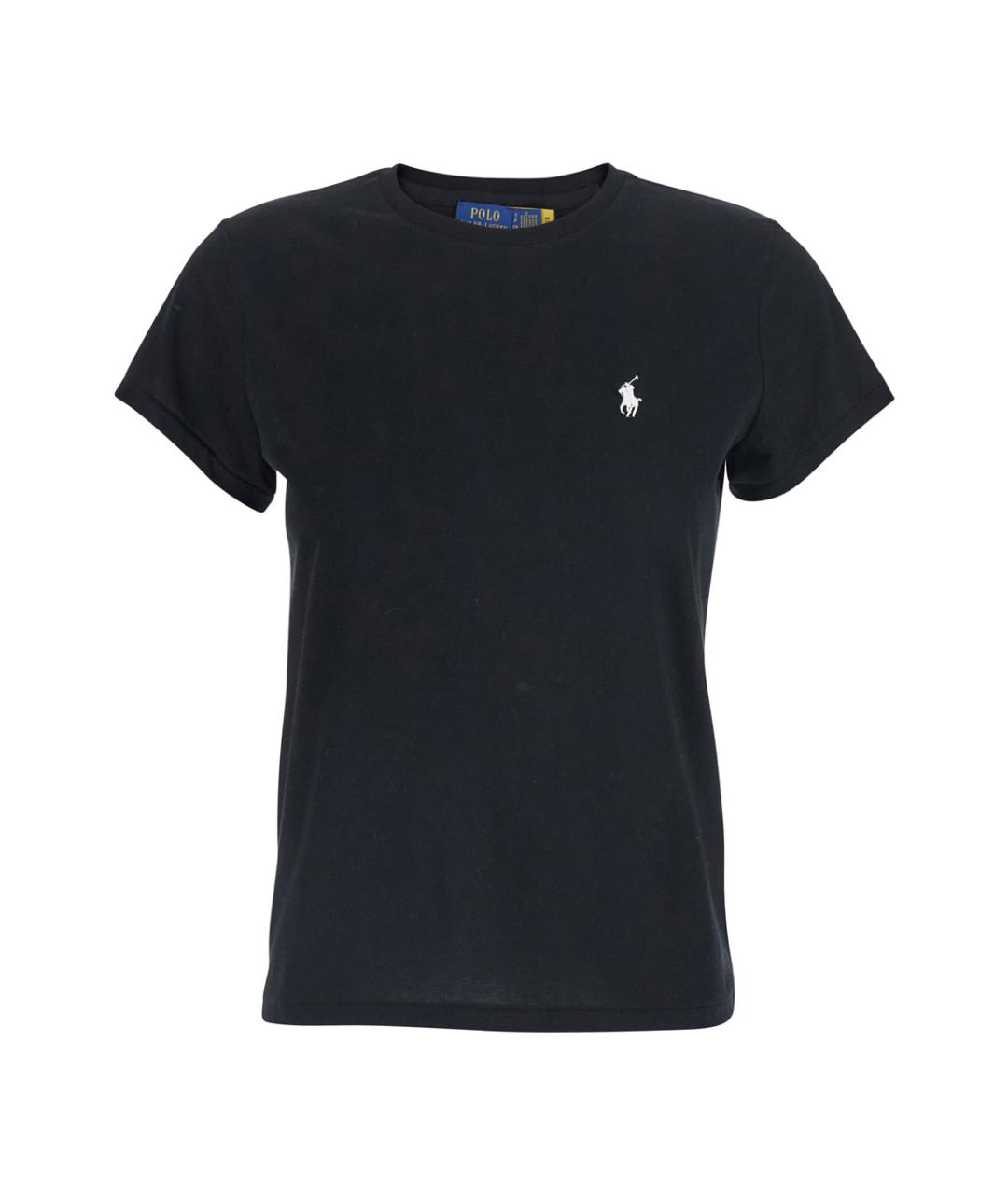 POLO RALPH LAUREN Черная хлопковая футболка, фото 1