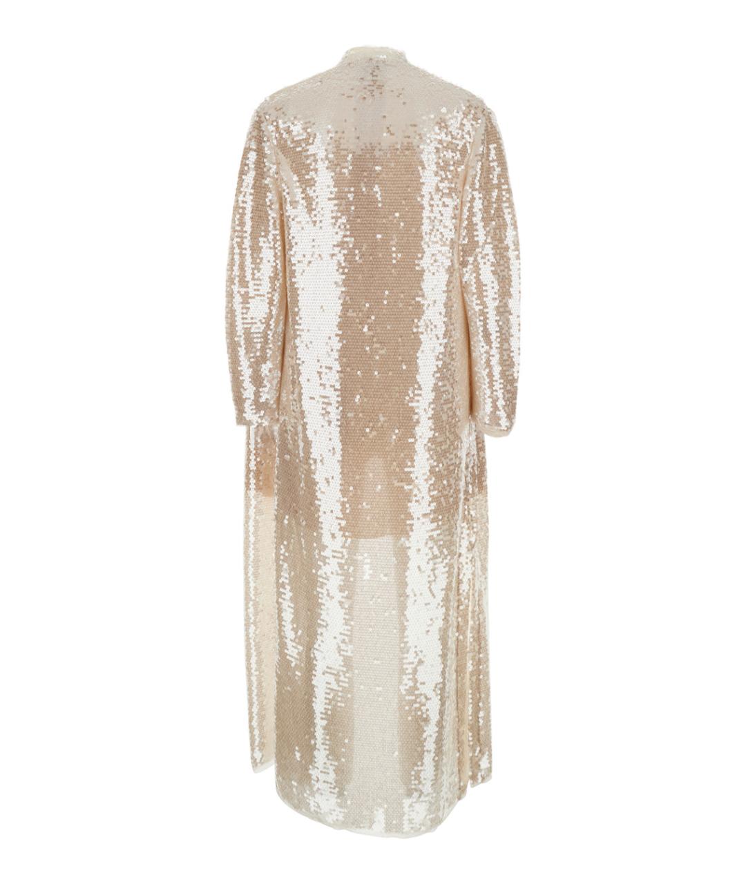 FORTE FORTE Белое полиэстеровое коктейльное платье, фото 2