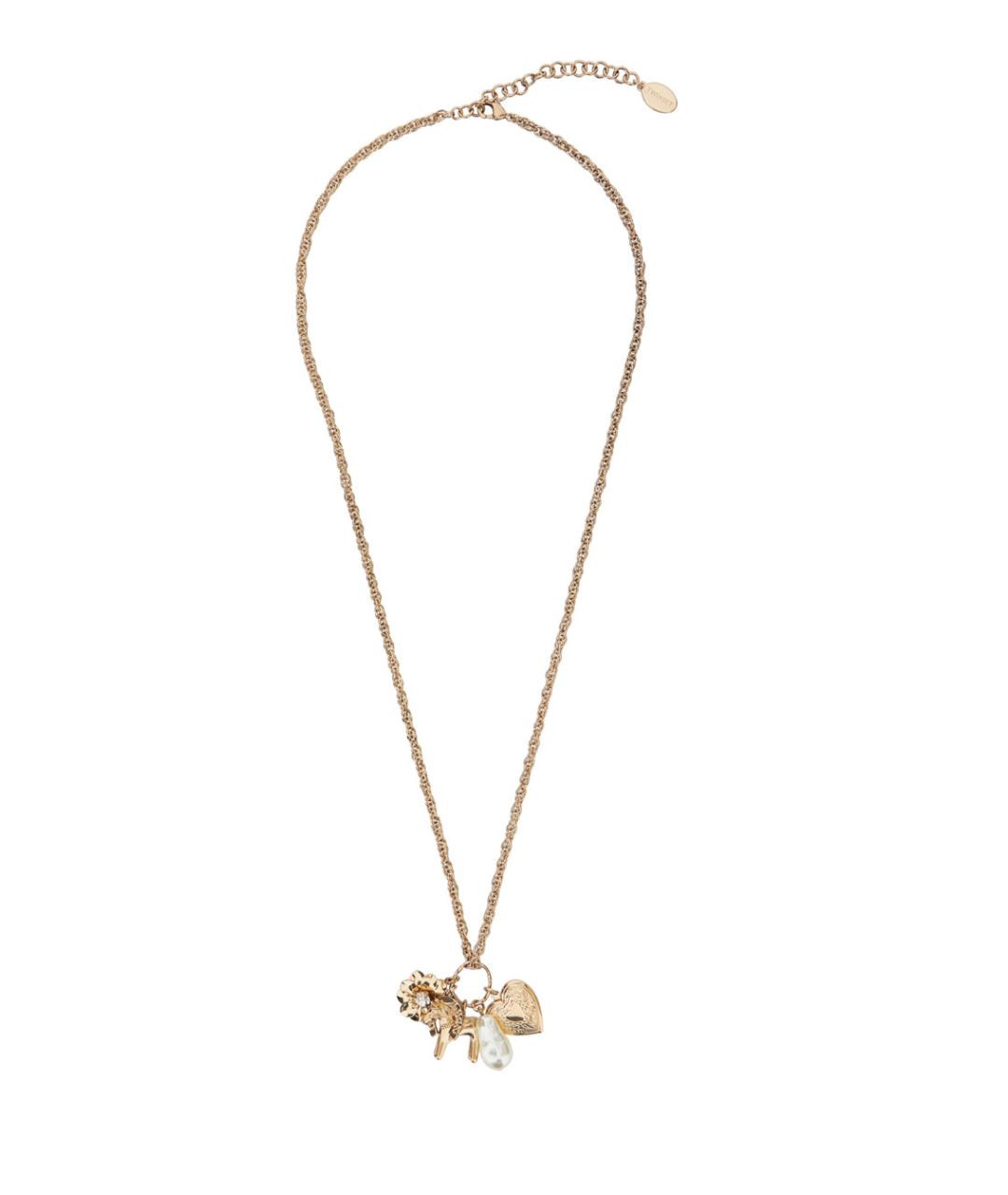 TWIN-SET Золотая металлическая подвеска, фото 1