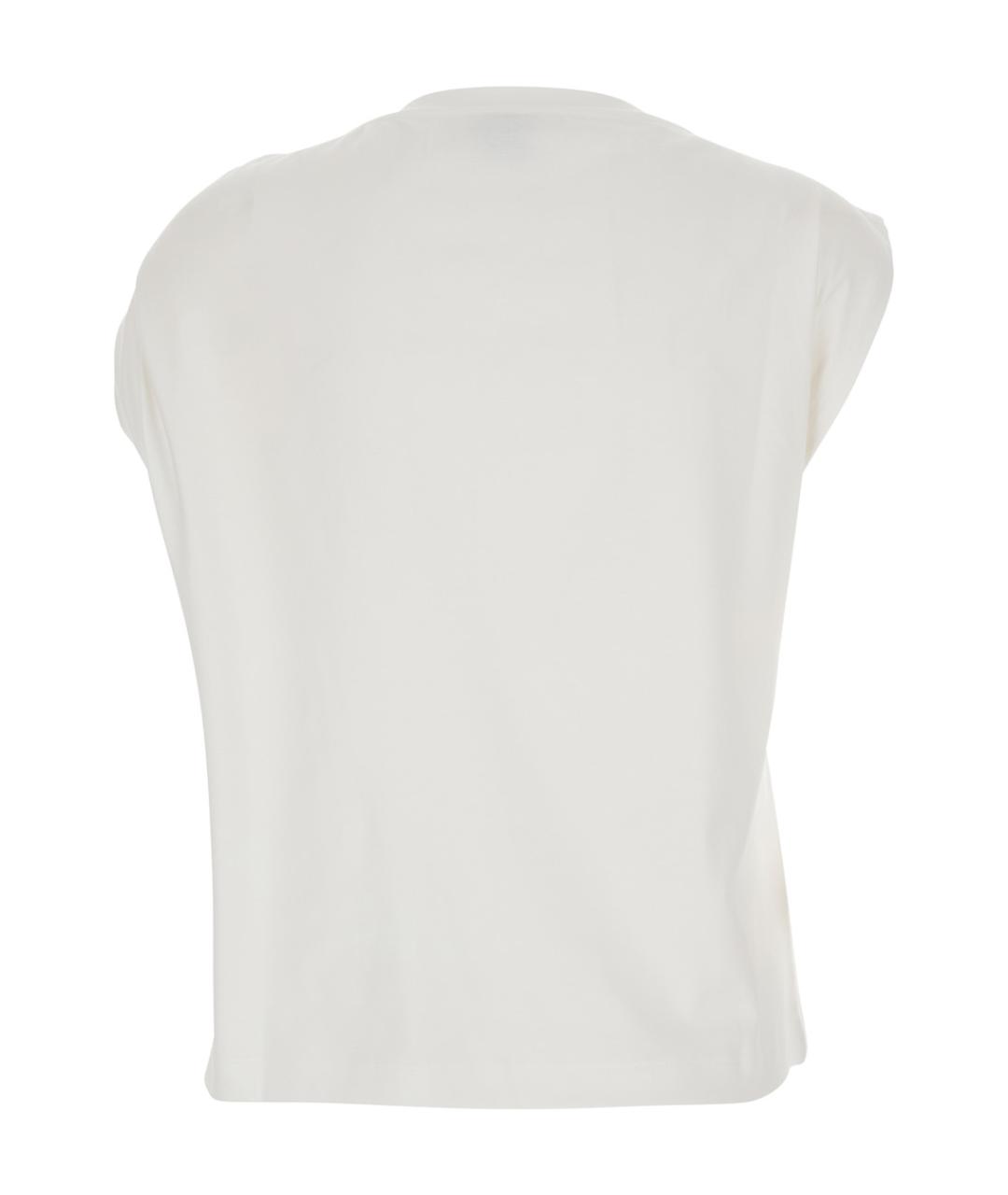 PINKO Белая хлопковая блузы, фото 2