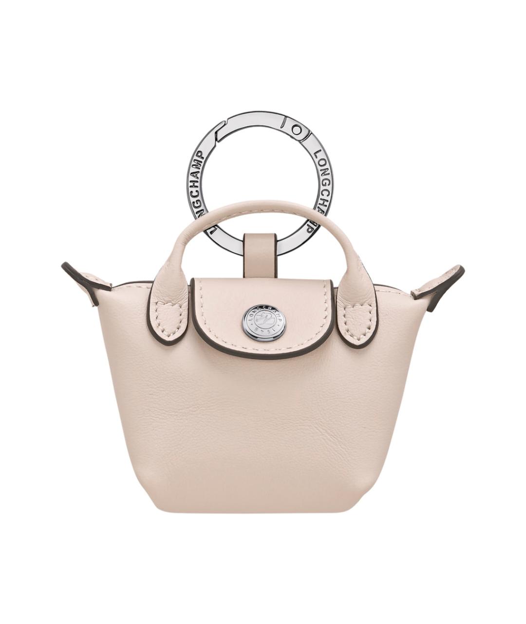 LONGCHAMP Бежевый брелок, фото 1