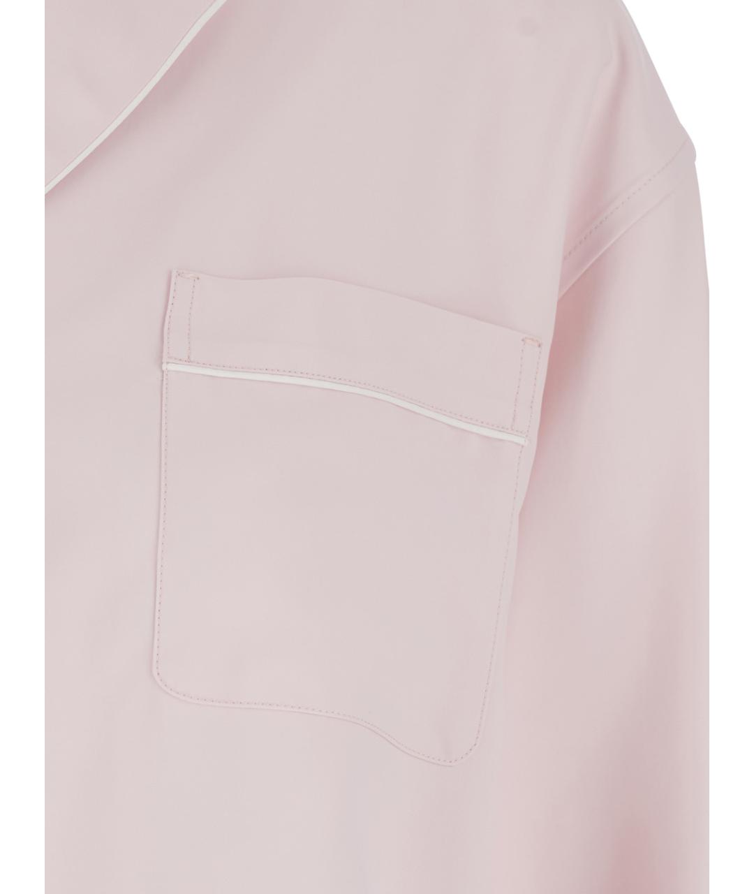 SPORTMAX Розовое вискозное повседневное платье, фото 3