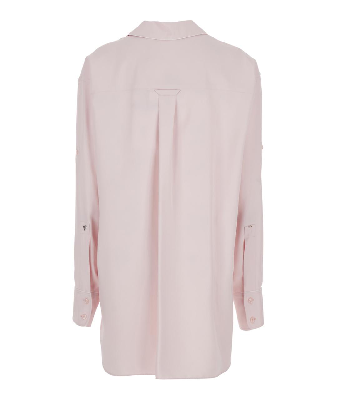 SPORTMAX Розовое вискозное повседневное платье, фото 2