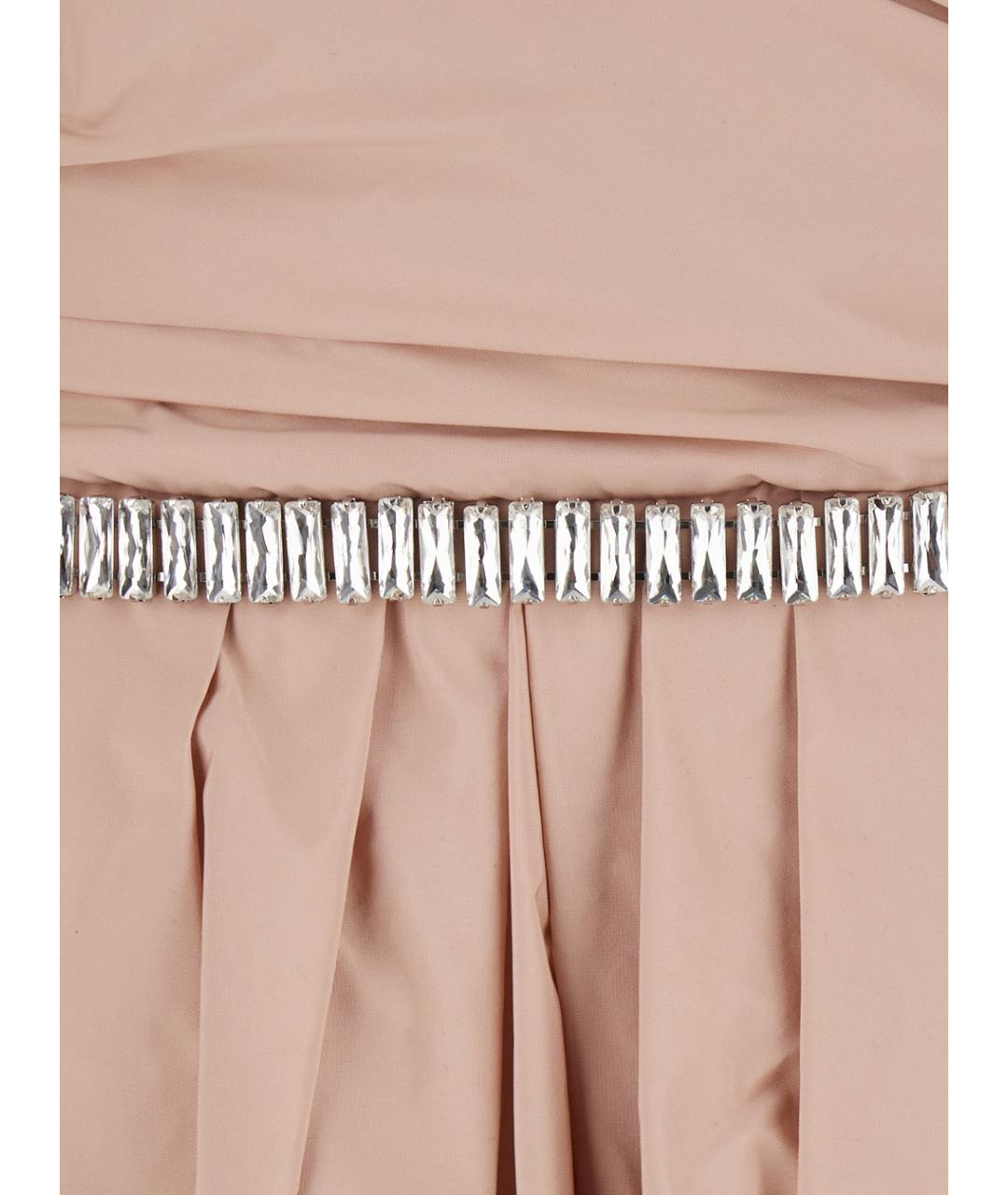 PINKO Розовое полиэстеровое вечернее платье, фото 3