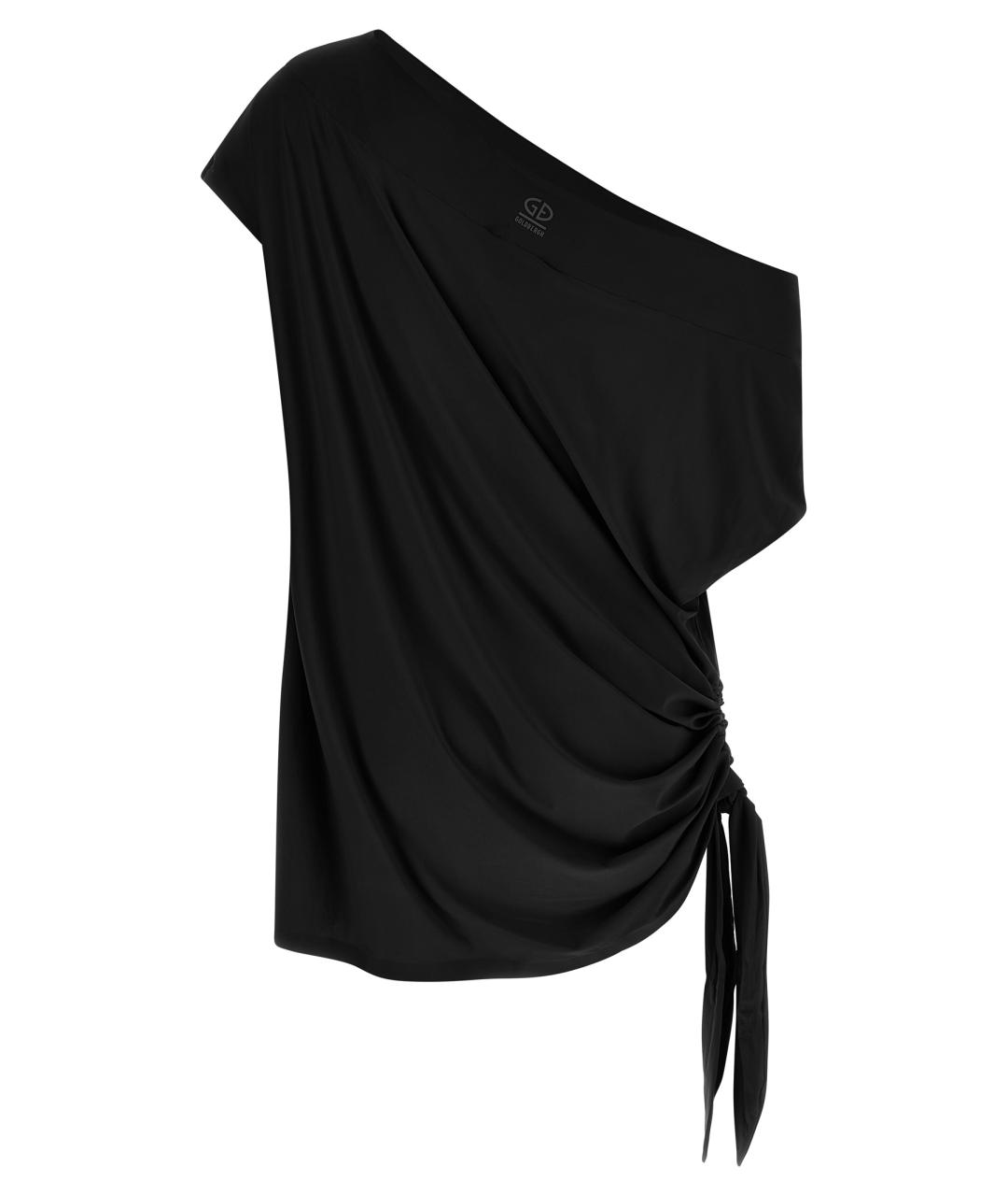 Goldbergh Черная полиамидовая туника, фото 2