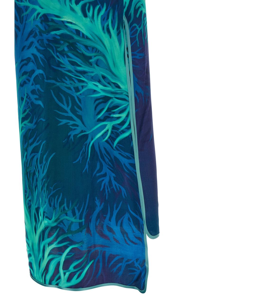 F.R.S FOR RESTLESS SLEEPERS Синее вискозное повседневное платье, фото 5