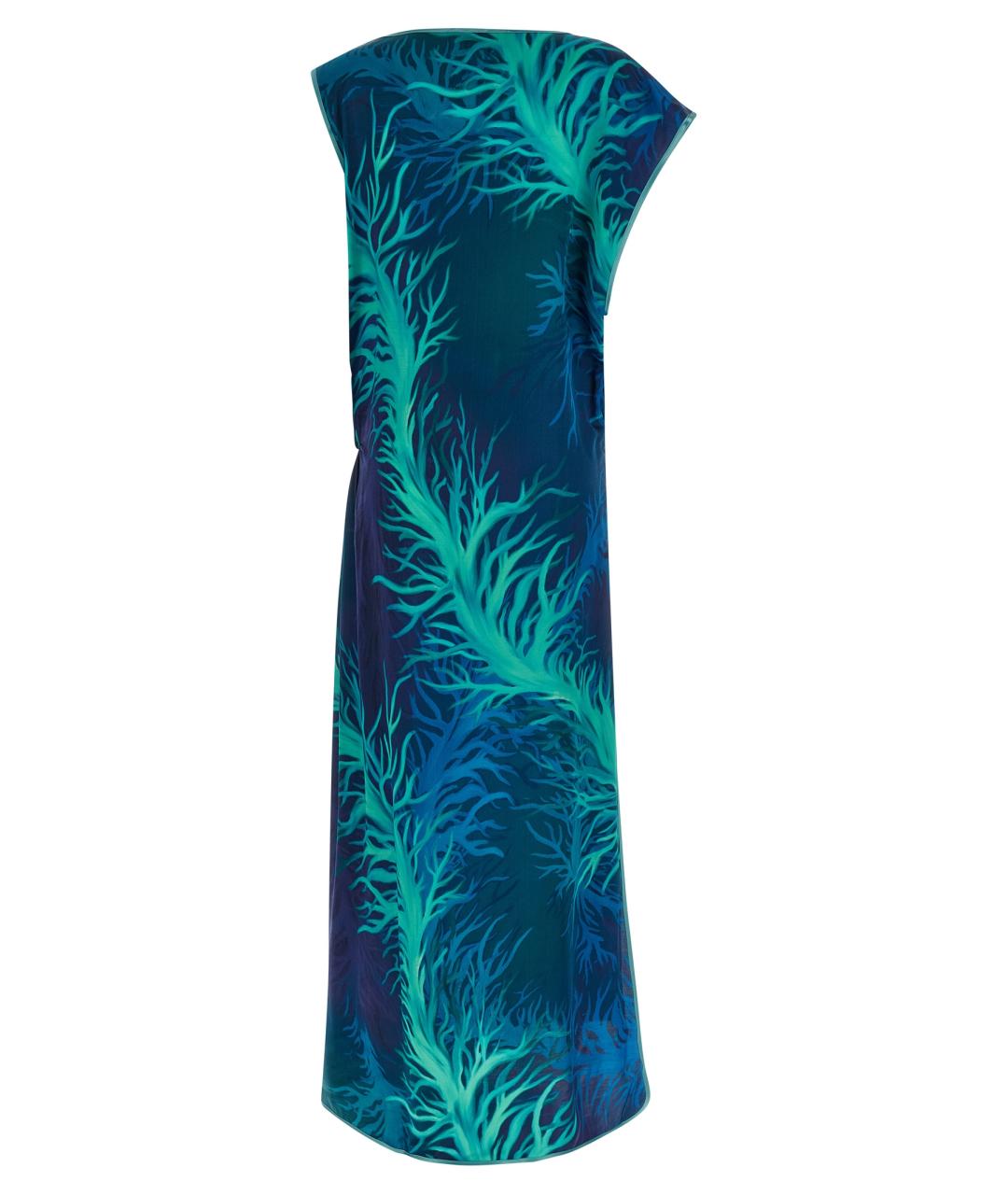 F.R.S FOR RESTLESS SLEEPERS Синее вискозное повседневное платье, фото 2