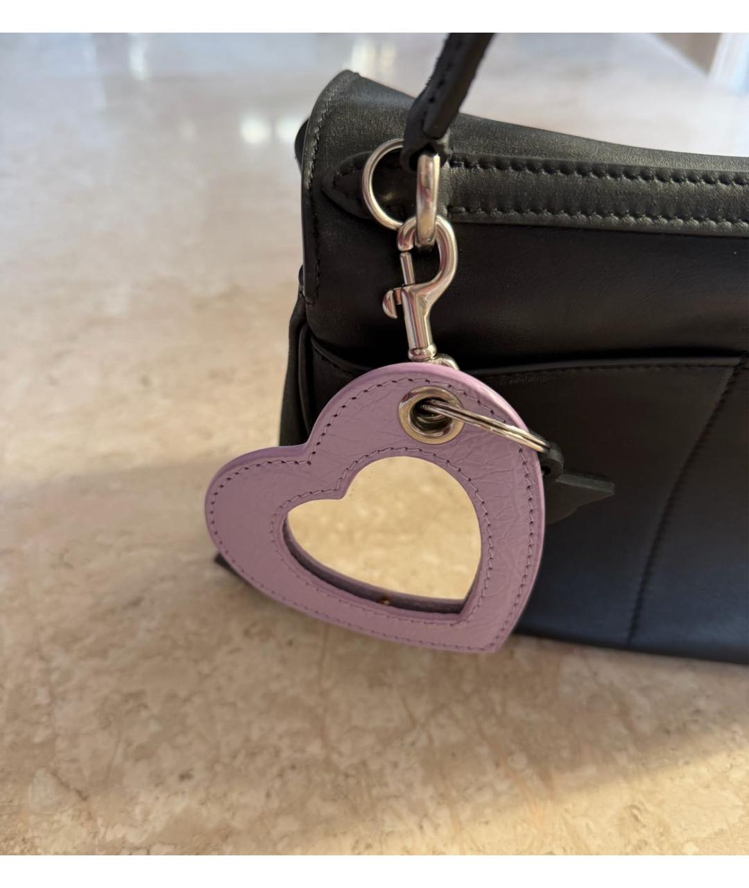 BALENCIAGA Черная кожаная сумка с короткими ручками, фото 5