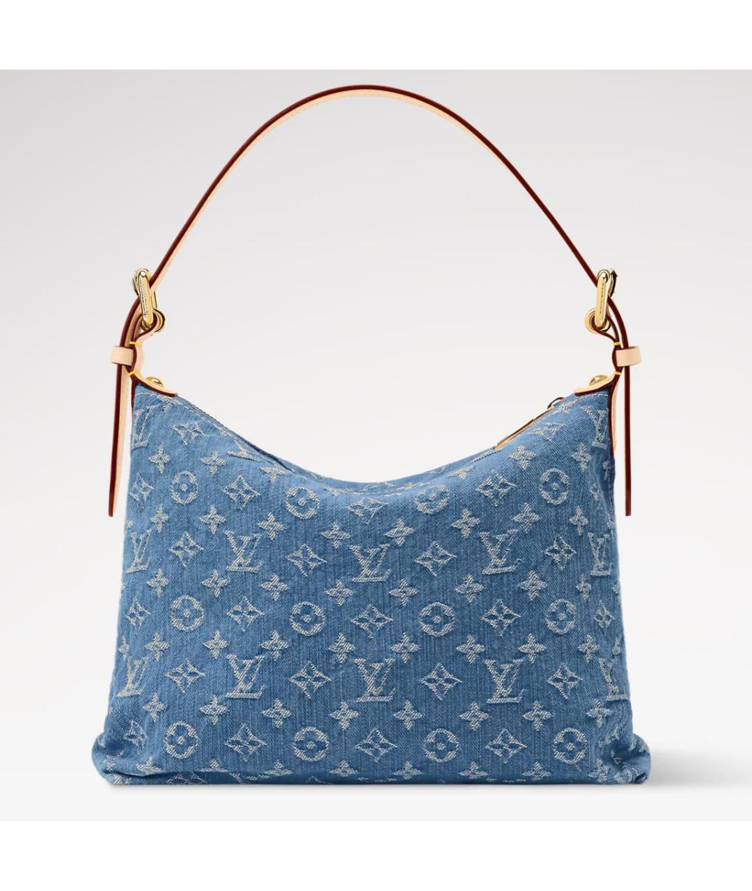 LOUIS VUITTON Синяя деним сумка тоут, фото 3