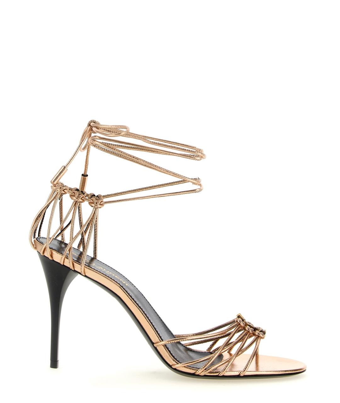 SAINT LAURENT Мульти кожаные босоножки, фото 1