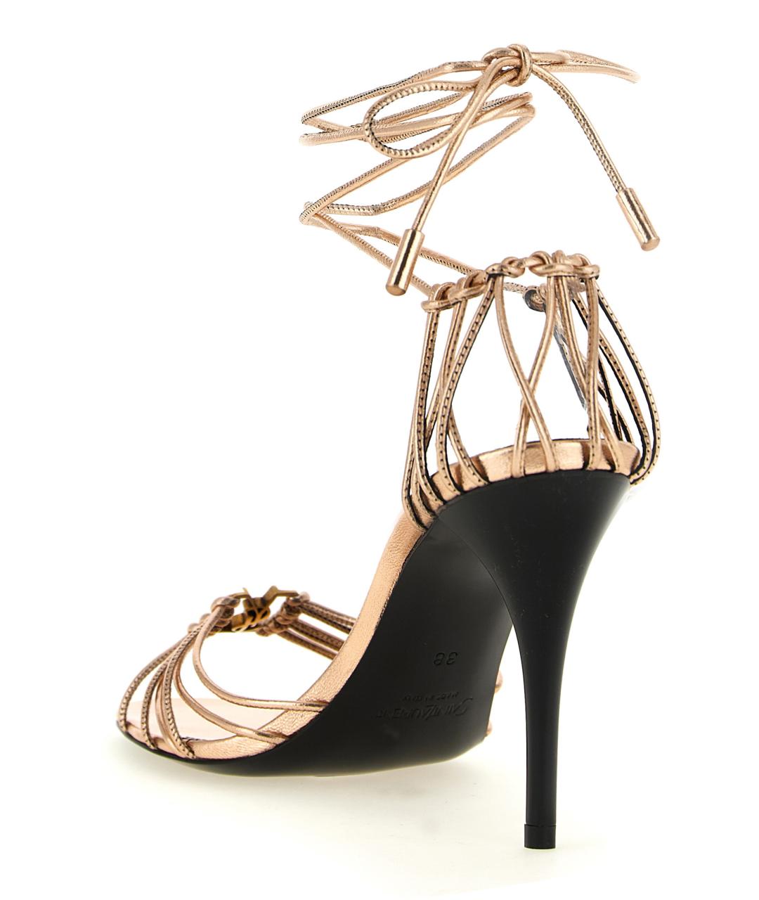 SAINT LAURENT Мульти кожаные босоножки, фото 3